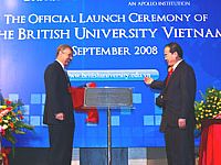 Khai trương dự án trường Đại học Anh quốc tại Hà Nội 